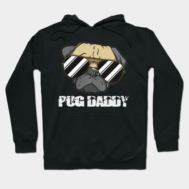 Pug Daddy Funny T-shirt For Men Women Lover Pug Hoodie by darius2019